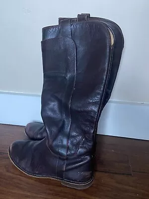 Frye Boots Paige Riding Boots 8.5 - Pre-Owned Rugged Below The Knee • $17.84