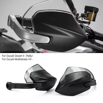 Full Handguard Shield Hand Guard Protector For Ducati DesertX Multistrada V4S • $178