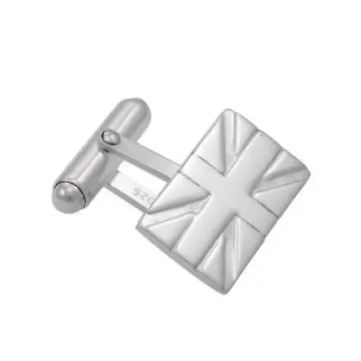 Sterling Silver Union Jack Cufflinks • £125