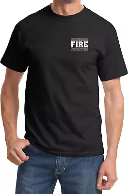 Volunteer Firefighter Chest Print T-shirt • $15.29