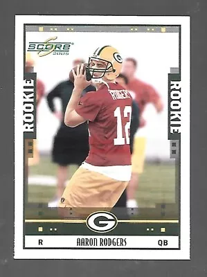 2005 Score Aaron Rodgers Glossy Rookie Card #352 RC Packers Jets • $20