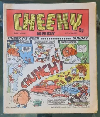 Cheeky Weekly Comic (1979) April 21st Fine. • £5