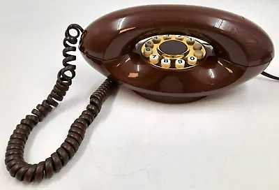 Vintage BT Genie Telephone Phone Brown 1970s Touchtone T2592 AC163 • £14.99