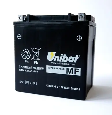 UNIBAT Battery Polaris RZR PRO R 1000/2000 4014609 12V 30Ah 385CCA CIX30L YIX30L • $148.98