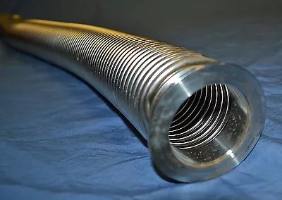 $44.85 • Buy 36  High Vacuum SS ISO KF50 Bellows Flexible Pipe Vacuum Corrugated Hose 914mm