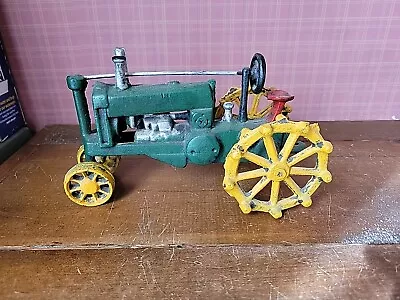 John Deere Color Toy Tractor Diecast Metal 8 In Metal Wheel Cast Iron • $21.99