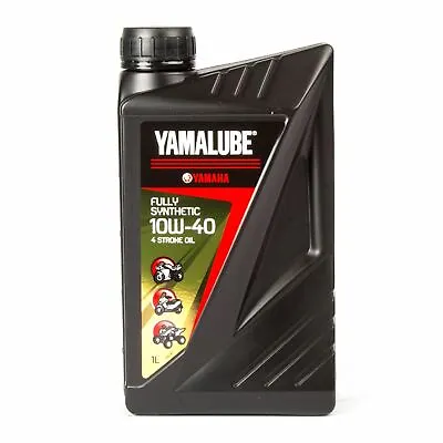 $34.99 • Buy Yamaha Yamalube Full Synthetic Y4FS 10W40 Motorcycle Oil 1 Litre YMD-65011-01-02