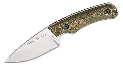 Buck 664 Alpha Hunter Fixed Blade Knife 3.625  S35VN Satin Drop Point Layere... • $359.95