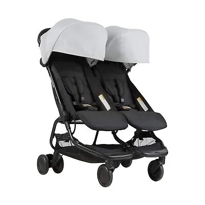 Phil And Teds Mountain Buggy Nano Duo Buggy Silver • $540.95