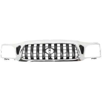 For 2001-2004 Tacoma Grille Chrome Frame With Black Inserts Grille • $89.83