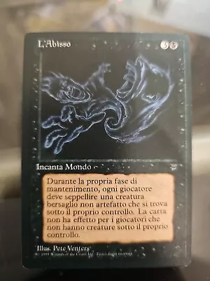 Legends Italian MTG The Abyss  Magic Rare • $325