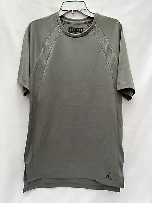 Nike Jordan Tech Tee T-Shirt  Jumpman Grey 860152 - Size Medium • £11.99