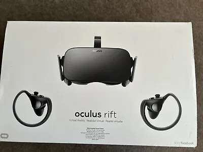 Oculus Rift CV1 VR HM-A Headset Sensors Touch Controllers Boxed • £100