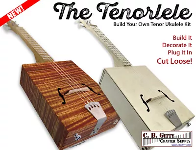 The Tenorlele DIY Tenor Ukulele Kit - Build Your Own Awesome Tenor Uke! • $89.99