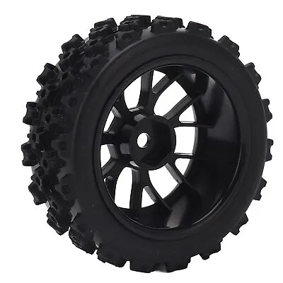 New 4pcs RC Truck Tires Star Pattern 14 Hole Black Hub 1/10 RC Off Road Wheels • £12.90