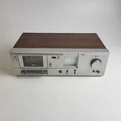 AKAI CS-M3 Stereo Cassette Deck Tape Player - Working • $75