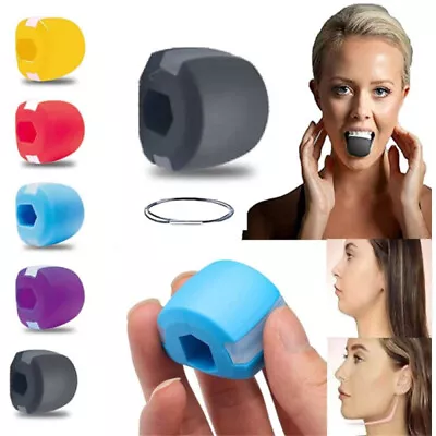 3x Jawline Exerciser Jaw Face Neck Trainer Toner Facial Ball Anti-Wrinkle Toning • £4.89