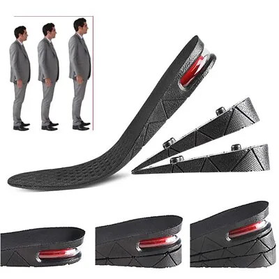 $8.45 • Buy Men Women Invisible Height Increase Insoles Heel Lift Taller Shoe Inserts Pad US
