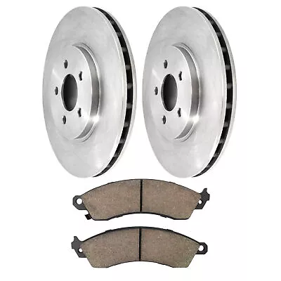 Front 330MM Disc Brake Rotors Ceramic Brake Pads Set 4PCS For Mustang SVT Cobra • $149.95