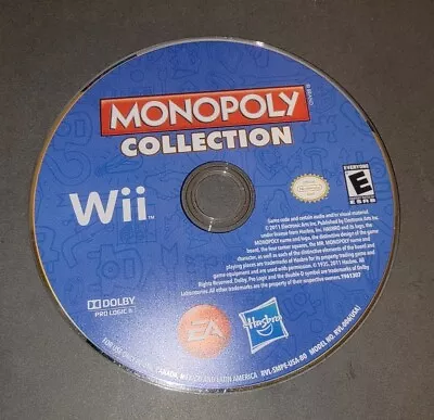 Monopoly Collection (Nintendo Wii) - DISC ONLY • $4.99