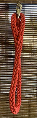 Horse Lead Rope Hand Made Yachting Braid ***Choice Red Or Black • $18