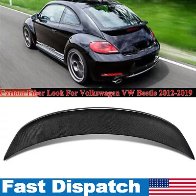 For 2012-2019 Volkswagen VW Beetle Carbon Look Rear Spoiler Wing Factory Style • $78.84