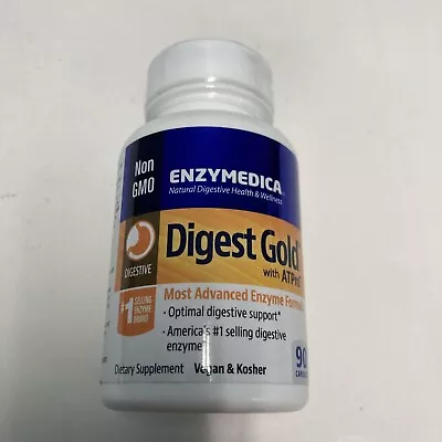 Enzymedica DigestGold Digestive Support Vegan  90ct Capsules Exp03/25 #2104 • $23