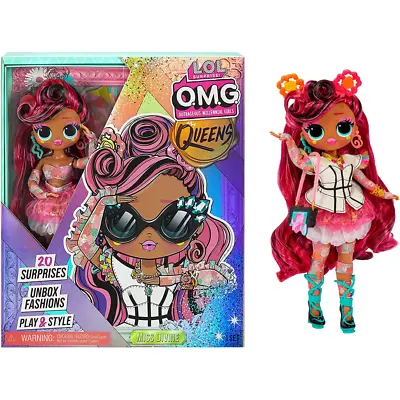 L.O.L. Surprise! OMG Queens Fashion Doll Miss Divine With 20 Surprises & Outfit • £19.99