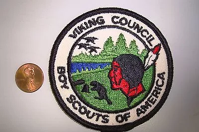 Oa Viking Council Scout Pocket Patch Beaver Gauze Back Service Flap • $15.22