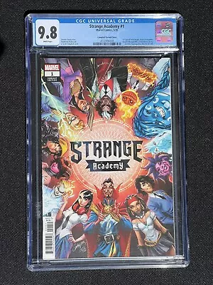 Strange Academy #1 J Scott Campbell Variant CGC 9.8 NM/M 1st Emily Bright Key • $32