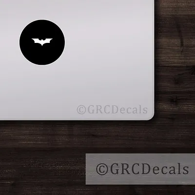 Batman -- Mac Apple Logo Laptop Vinyl Decal Sticker Macbook Dark Knight Hero • $4