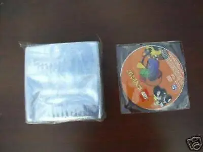 500 5 X 5  CLEAR VINYL CD / DVD SLEEVES PVC -JS38 • $34.99