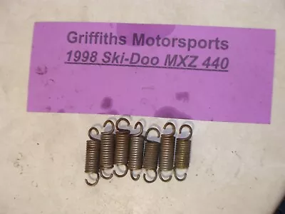 1998 97-99 SKIDOO MXZ 440 Fan Exhaust Pipe Mount Springs Stainless Snowmobile • $25