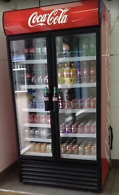 Coca Cola Fridge Double Door Commercial Fully Working Order • £525