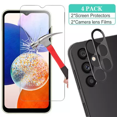 For Samsung Galaxy A15 A14 A25 5G Tempered Glass Screen Protector / Lens Cover • $7.99