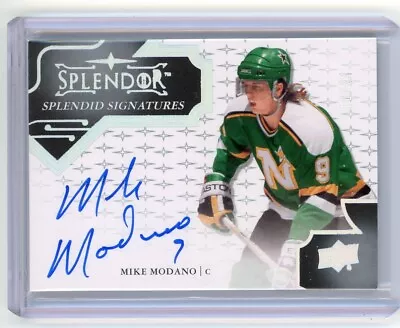 2017-18 UD SPLENDOR SPLENDID SIGNATURES MIKE MODANO AUTO /15 Dallas Stars🔥📈 • $130