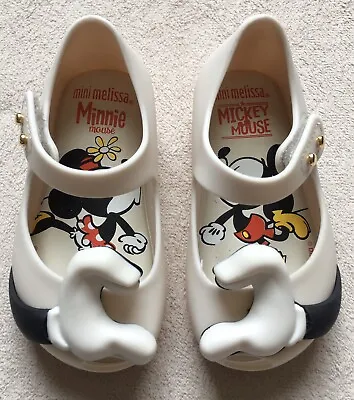 Mini Melissa Scented Mickey Mouse Heart Hands Shoes Sz 5 Toddler Scented NEW • $49.99