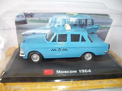 1964 Moscow Moskvitch 408 1/43 Taxi Of The World Amercom • $15