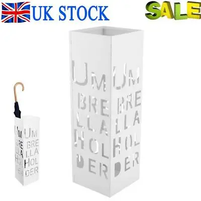 Household Umbrella Rain Drain Stand Storage Holder Rack Bucket Metal UK • £17.38
