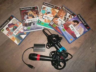 £12.95 • Buy Singstar R&b Pop Rock Etc + 2 Microphones + Receiver - Take Your Pick