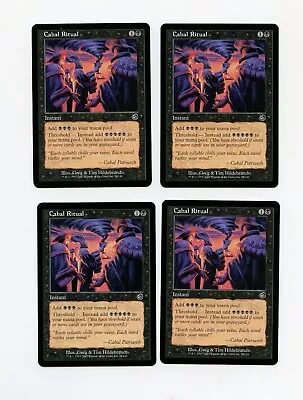 4 X Cabal Ritual Torment Magic The Gathering 2 • $48