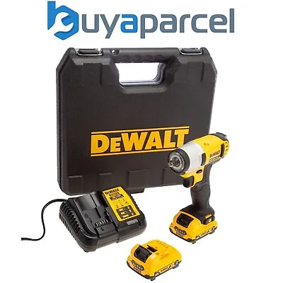 £108.29 • Buy Dewalt DCF813D2 12v Lithium Ion Compact Cordless Impact Wrench 2 X Batteries