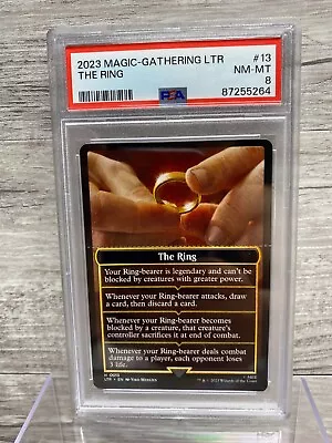 2023 Magic The Gathering #13 The Ring PSA 8 Lord Of The Rings • $24
