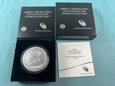 2015 Kisatchie America The Beautiful BURNISHED 5 Oz Silver Coin • $1.51