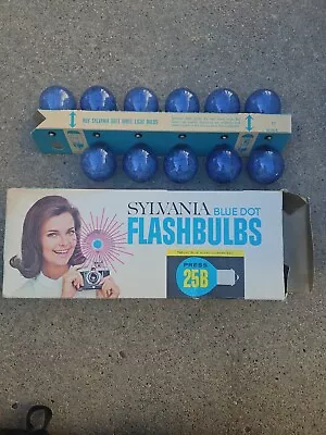 11 SYLVANIA Blue Dot 25B FlashBulbs PRESS 25B Flash Bulbs For Camera • $9.99