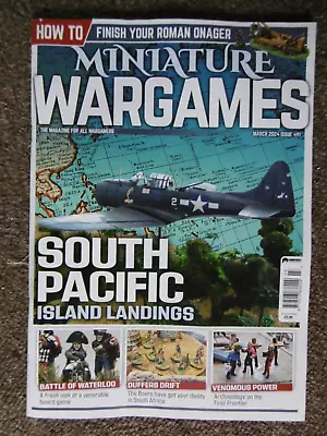 Miniature Wargames Magazine March 2024 Issue 491 New • $6.68