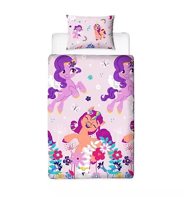 My Little Pony Kids Single Duvet Reversible Bedding Pink Girls Quilt Cover • £15.99