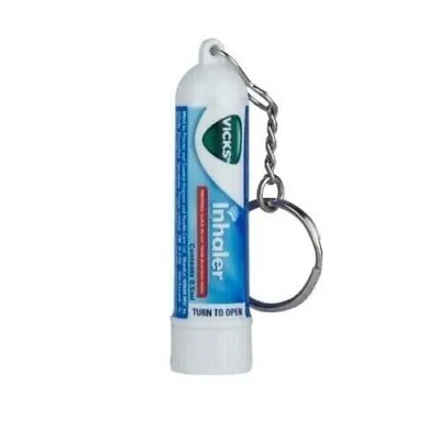 2X Vicks Inhaler Fast Relief From Cold Nasal Allergy Blocked Nose With Keychain • $6.55