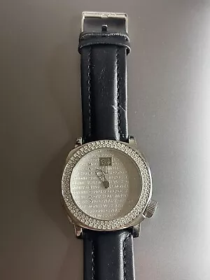 Marc Ecko Mens Black Leather Watch • $70