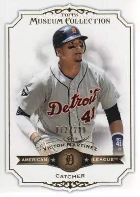 2012 (TIGERS) Topps Museum Collection Copper #67 Victor Martinez/299 • $1.75